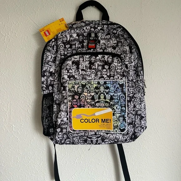 BNWT LEGO Color Me Backpack - Picture 1 of 9